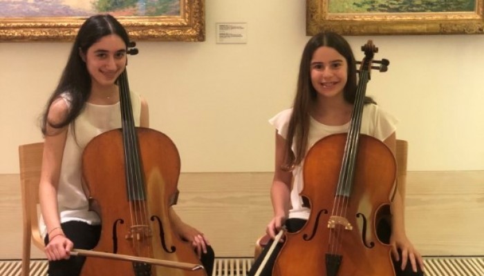 Two Cellos at the A. G. Leventis Gallery